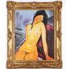 Image 1 : AMADEO MODIGLIANI (1884-1920) OIL "SEATED NUDE"