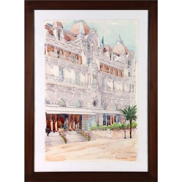 RINO GOLINELLI ORIGINAL WATERCOLOR PAINTING