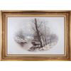Image 1 : BOB ROSS WINTER SCENE PAINTING IN THE MANNER OF