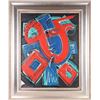 Image 1 : B. GORTOICI ABSTRACT OIL ON CANVAS FRAMED