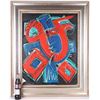 Image 2 : B. GORTOICI ABSTRACT OIL ON CANVAS FRAMED