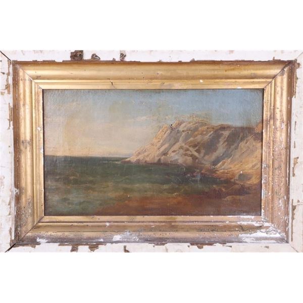 E. C. LAMBINET ORIGINAL LANDSCAPE OIL PAINTING