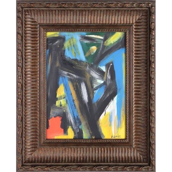 FRANZ KLINE ORIGINAL ABSTRACT PAINTING AFTER