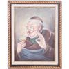 Image 1 : H.M BECKER "THE MONK" ORIGINAL PAINTING SIGNED