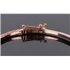 Image 4 : DSL 14K ROSE GOLD NATURAL DIAMOND LADIES BANGLE