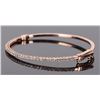 Image 5 : DSL 14K ROSE GOLD NATURAL DIAMOND LADIES BANGLE