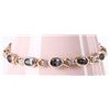Image 1 : MYSTIC TOPAZ & DIAMOND 14K YELLOW GOLD BRACELET