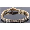 Image 4 : 14K YELLOW GOLD DIAMOND UNISEX BRACELET