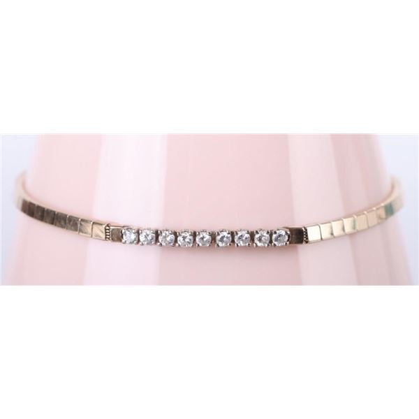 0.36CTW DIAMOND 14K YELLOW GOLD LADIES BRACELET