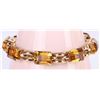 Image 1 : 24.5CTW CITRINE LADIES 18K YELLOW GOLD BRACELET