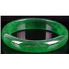 Image 1 : B+C GRADE GREEN JADE HOLOLITH BANGLE GIA CERT