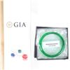 Image 5 : B+C GRADE GREEN JADE HOLOLITH BANGLE GIA CERT