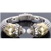 Image 1 : LAGOS CAVIAR 18K GOLD & STERLING PEARL BRACELET
