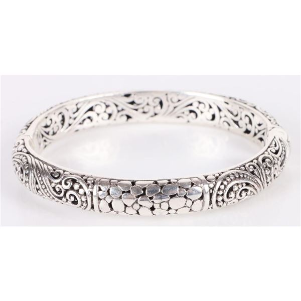 SARDA DESIGNER STERLING SILVER ORNATE BRACELET