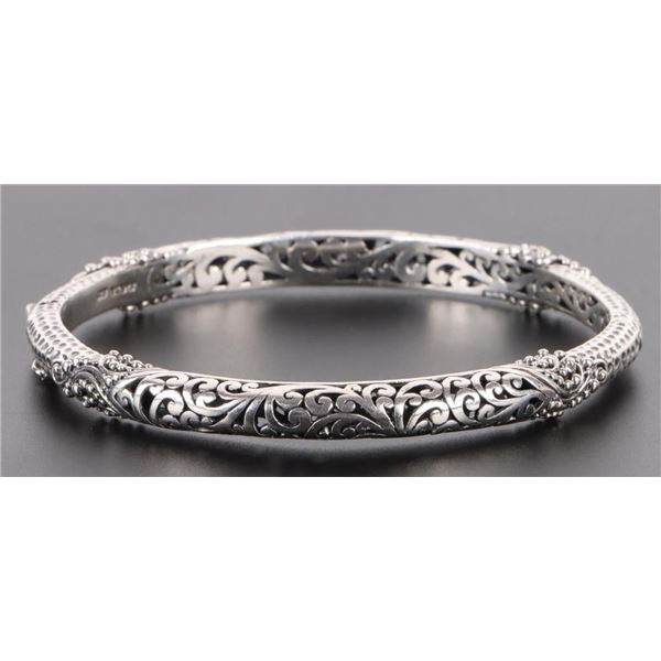 SARDA DESIGNER STERLING SILVER ORNATE BRACELET