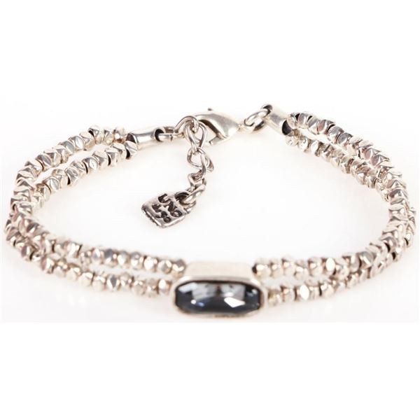UNO DE 50 STERLING SILVER DESIGNER BEADED BRACELET