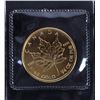 Image 2 : 1/4 OZ FINE GOLD 2009 CANADIAN MAPLE LEAF $10 COIN