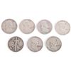 Image 1 : ASSORTED 90% SILVER LIBERTY/ FRANKLIN DOLLARS -(7)