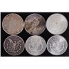 Image 2 : 1880-1928 MORGAN SILVER DOLLAR COINS (6)