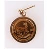 Image 2 : 14K 1/10 GOLD  KRUGERRAND  DANGLE EARRINGS