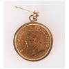 Image 3 : 14K 1/10 GOLD  KRUGERRAND  DANGLE EARRINGS