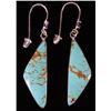 Image 1 : RUNNING BEAR STERLING SILVER TURQUOISE EARRINGS