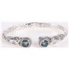 Image 2 : SARDA STERLING SILVER MYSTIC BLUE QUARTZ JEWELRY