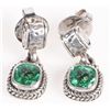 Image 4 : 4.5CT GREEN SAPPHIRE SARDA STERLING SILVER JEWELRY