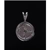 Image 3 : 1.10CTW ROUND DIAMONDS 14K WHITE GOLD PENDANT
