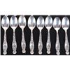 Image 2 : ANTIQUE WHITING HERALDIC STERLING SILVER SPOONS