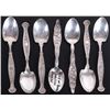 Image 2 : ANTIQUE WHITING MUTLI-PATTERN STERLING FLATWARE