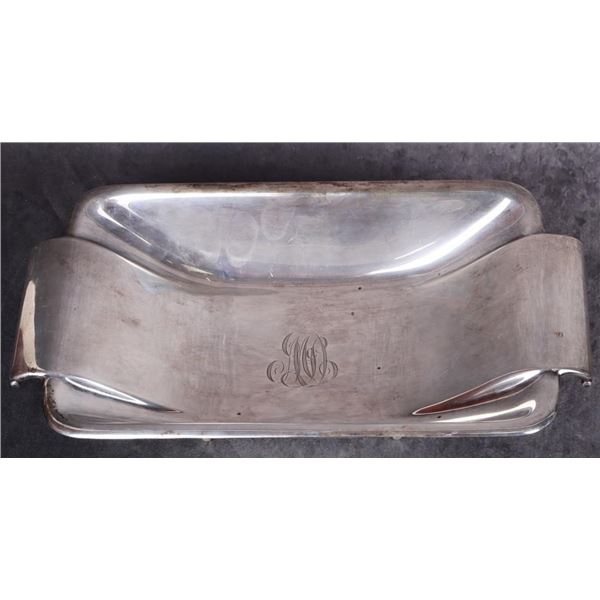 671 GRAMS -STERLING SILVER MONOGRAM DINNER TRAY