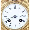 Image 3 : ORNATE CAST METAL GOLD VICTORIAN MANTLE CLOCK
