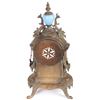 Image 6 : SEVRES STYLE GILT METAL & PORCELAIN MANTLE CLOCK