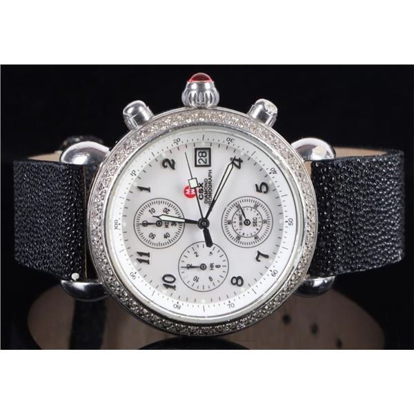 MICHELE CSX DIAMOND CHRONOGRAPH MOP WATCH