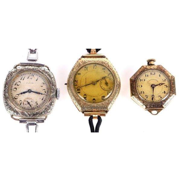 ORNATE ANTIQUE LADIES WATCHES (3)