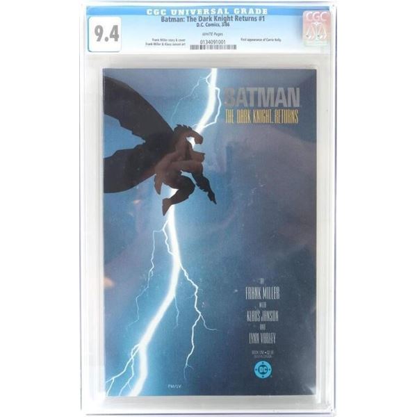 BATMAN DARK KNIGHT RETURNS #1 CGC 9.4 - 1ST KELLY