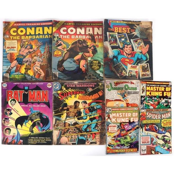 ASSORTED DC/ MARVEL SPECIAL & NORMAL ISSUES - (9)