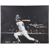 Image 1 : SIGNED REGGIE JACKSON SWING STILLSHOT CANVAS
