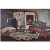 Image 3 : ORIGINAL J CZENE APATFALVI STILL LIFE OIL PAINTING