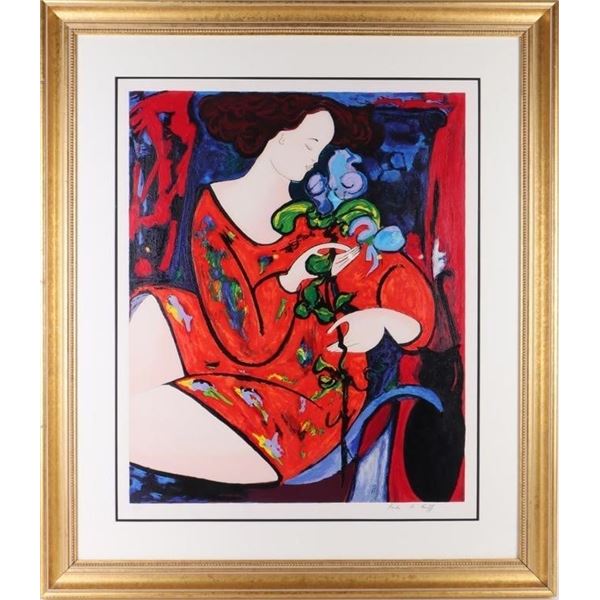 LINDA LE KINFF "L'ORCHIDEE" SIGNED LTD ED. GICLEE