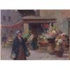 Image 3 : VINTAGE CITYSCAPE ITALIAN OIL PAINTING