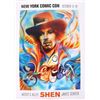 Image 1 : SHEN JAVITZ SIGNED JIMI HENDRIX COMIC CON POSTER