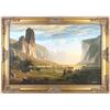 Image 1 : AFTER A. BIERSTADT "YOSEMITE VALLEY" OIL ON CANVAS