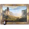 Image 2 : AFTER A. BIERSTADT "YOSEMITE VALLEY" OIL ON CANVAS