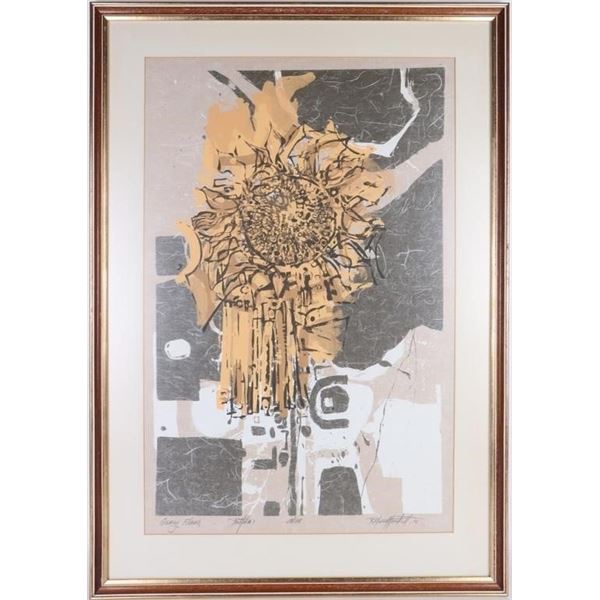 "QUARRY FLOWER" PORTFOLIO 1 LIMITED SIGNED FRAMED