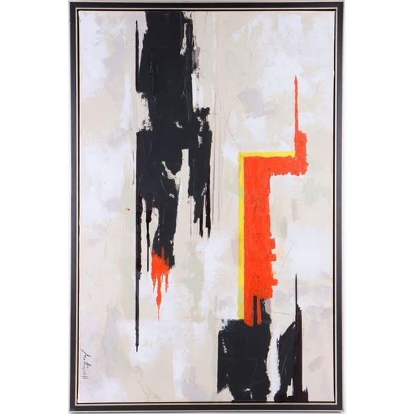ROBERT MOTHERWELL POSTWAR ABSTRACT OIL AFTER