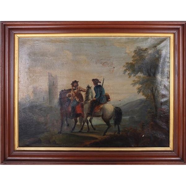 19TH CENTURY UNSIGNED ORIGINAL OIL PAINTING