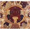 Image 2 : LARGE AZTEC MAYAN INLAID MOSAIC WOODEN CALENDAR