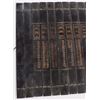 Image 5 : CHINESE ANTIQUE DARK BAMBOO HANGING WALL SCROLL